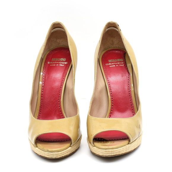 Moschino Cheap and Chic Peep Toe Pumps 38.5 - Picture 4 of 7